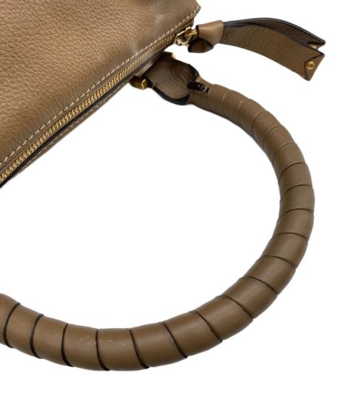 Chloe（クロエ）Chloe (クロエ) Marcie / マーシー ダブルキャリーバッグ ブラウンの古着・服飾アイテム