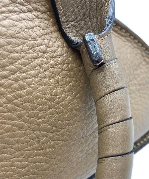 Chloe（クロエ）Chloe (クロエ) Marcie / マーシー ダブルキャリーバッグ ブラウンの古着・服飾アイテム