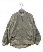 FRAMeWORKフレームワーク）の古着「ナイロンツイルMA-1」｜グレー