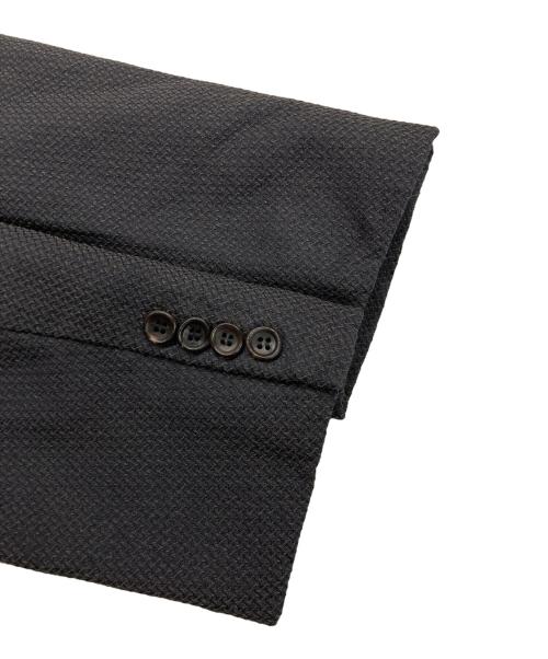 COMME des GARCONS HOMME DEUX（コムデギャルソン オム ドゥ）COMME des GARCONS HOMME DEUX (コムデギャルソン オム ドゥ) Shrunken Tailored Jacket デザインポリジャケット テーラードジャケット ブラック サイズ:Sの古着・服飾アイテム