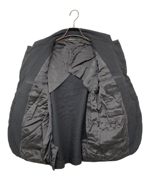 COMME des GARCONS HOMME DEUX（コムデギャルソン オム ドゥ）COMME des GARCONS HOMME DEUX (コムデギャルソン オム ドゥ) Shrunken Tailored Jacket デザインポリジャケット テーラードジャケット ブラック サイズ:Sの古着・服飾アイテム