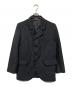 COMME des GARCONS HOMME DEUX（コムデギャルソン オム ドゥ）の古着「Shrunken Tailored Jacket デザインポリジャケット テーラードジャケット」｜ブラック