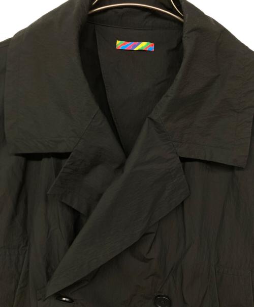 is-ness（イズネス）is-ness (イズネス) NON-BINARY S S PACKABLE COAT/パッカブルコート ブラック サイズ:M(46)の古着・服飾アイテム