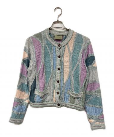 中古・古着通販】Coogi (クージー) 3Dニットカーディガン スカイブルー