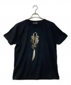 GOTHIC YOHJI YAMAMOTOゴシックヨウジヤマモト）の古着「スカルダガープリントTee」｜ブラック