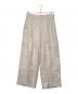 'S Max Mara（エスマックスマーラ）の古着「リネンワイドスラックス」｜ベージュ