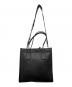 MARC JACOBS (マークジェイコブズ) 2WAY トートバッグ ブラック：12000円