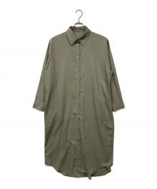 BARNEYS NEWYORK（バーニーズ・ニューヨーク）の古着「シャツワンピース」｜オリーブ
