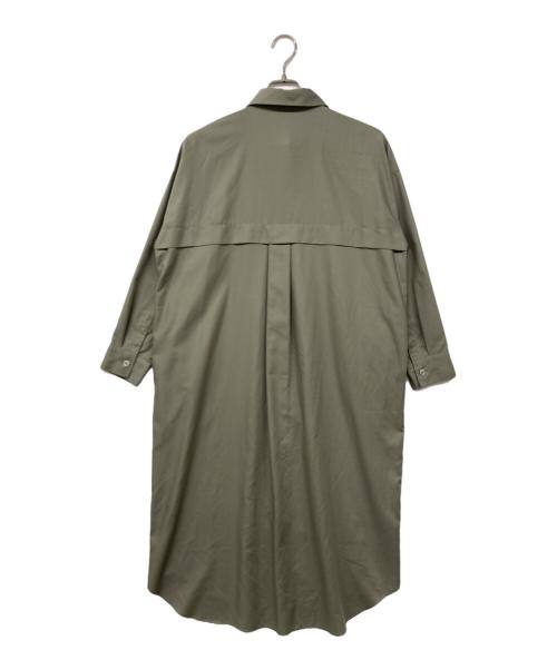 BARNEYS NEWYORK（バーニーズ・ニューヨーク）BARNEYS NEWYORK (バーニーズ・ニューヨーク) シャツワンピース オリーブ サイズ:FREEの古着・服飾アイテム