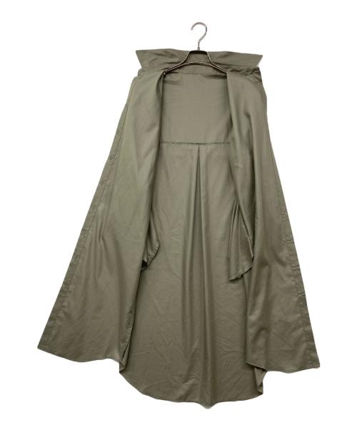 BARNEYS NEWYORK（バーニーズ・ニューヨーク）BARNEYS NEWYORK (バーニーズ・ニューヨーク) シャツワンピース オリーブ サイズ:FREEの古着・服飾アイテム
