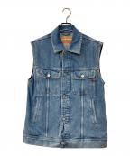 DIESELディーゼル）の古着「D-Barcy-Sm デニムベスト」｜ブルー