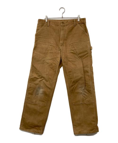 CarHartt（カーハート）CarHartt (カーハート) ダブルニーパンツ ブラウン サイズ:38×32の古着・服飾アイテム