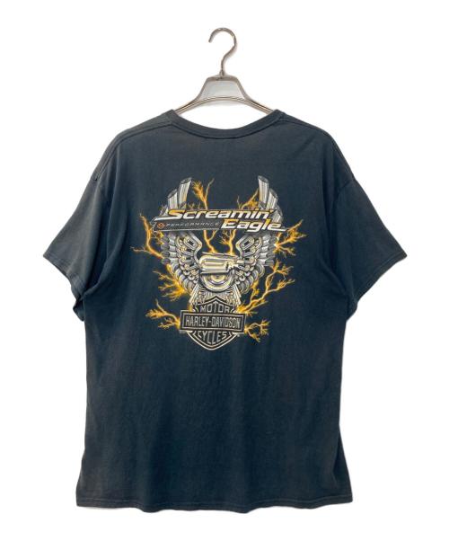 HARLEY-DAVIDSON（ハーレーダビッドソン）HARLEY-DAVIDSON (ハーレーダビッドソン) SCREAMIN EAGLE TEE ブラック サイズ:記載無しの古着・服飾アイテム