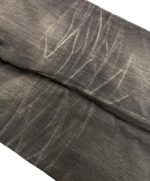 SUBLATIONS（サブレーションズ）SUBLATIONS (サブレーションズ) 2TUCK WIDE DENIM PANTS -ENTASIS Mk- - .14 ブラック サイズ:3の古着・服飾アイテム