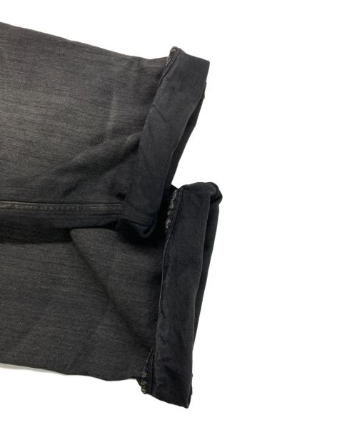 SUBLATIONS（サブレーションズ）SUBLATIONS (サブレーションズ) 2TUCK WIDE DENIM PANTS -ENTASIS Mk- - .14 ブラック サイズ:3の古着・服飾アイテム