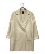 theoryセオリー）の古着「カシミヤブレンドチェスターコート」｜アイボリー