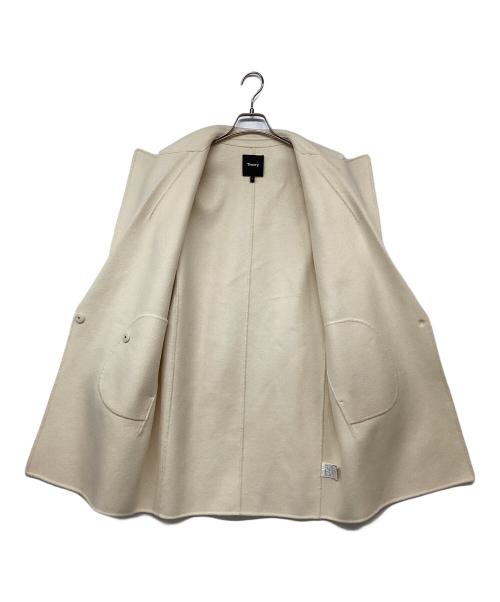 theory（セオリー）theory (セオリー) カシミヤブレンドチェスターコート アイボリー サイズ:Pの古着・服飾アイテム