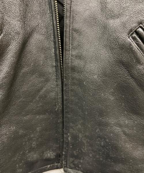 AVIREX（アヴィレックス）AVIREX (アヴィレックス) ドラゴンペイント レザージャケット ブラック サイズ:Lの古着・服飾アイテム