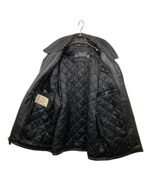 AVIREX（アヴィレックス）AVIREX (アヴィレックス) ドラゴンペイント レザージャケット ブラック サイズ:Lの古着・服飾アイテム