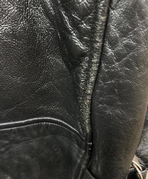 AVIREX（アヴィレックス）AVIREX (アヴィレックス) ドラゴンペイント レザージャケット ブラック サイズ:Lの古着・服飾アイテム