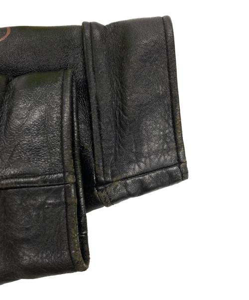 AVIREX（アヴィレックス）AVIREX (アヴィレックス) ドラゴンペイント レザージャケット ブラック サイズ:Lの古着・服飾アイテム