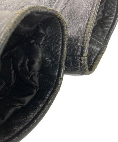 AVIREX（アヴィレックス）AVIREX (アヴィレックス) ドラゴンペイント レザージャケット ブラック サイズ:Lの古着・服飾アイテム