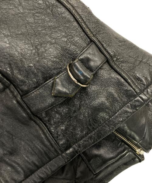 AVIREX（アヴィレックス）AVIREX (アヴィレックス) ドラゴンペイント レザージャケット ブラック サイズ:Lの古着・服飾アイテム