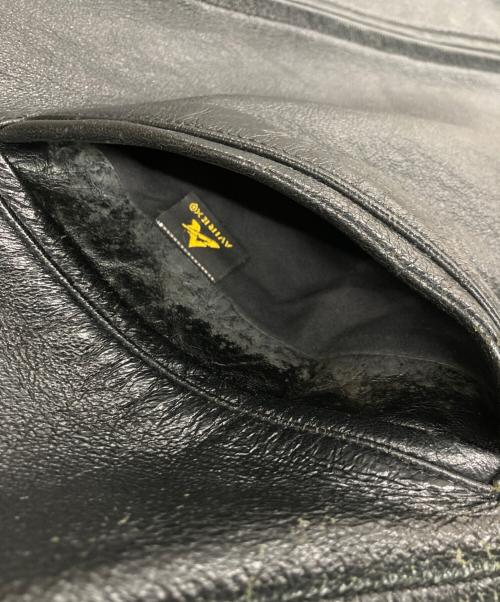 AVIREX（アヴィレックス）AVIREX (アヴィレックス) ドラゴンペイント レザージャケット ブラック サイズ:Lの古着・服飾アイテム