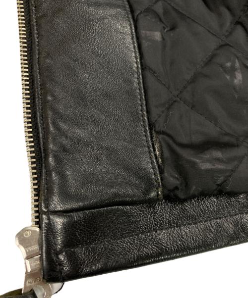 AVIREX（アヴィレックス）AVIREX (アヴィレックス) ドラゴンペイント レザージャケット ブラック サイズ:Lの古着・服飾アイテム