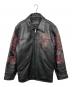 AVIREX（アヴィレックス）の古着「ドラゴンペイント レザージャケット」｜ブラック