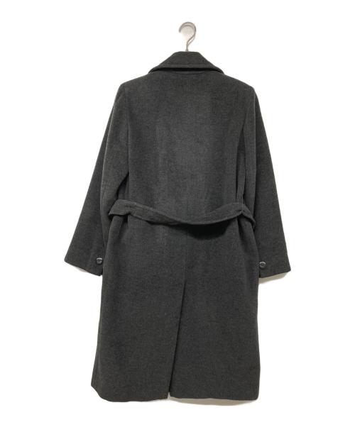 Max Mara Studio（マックスマーラ ストゥディオ）MAX MARA STUDIO (マックスマーラ ストゥディオ) アンゴラ混コート グレー サイズ:42の古着・服飾アイテム