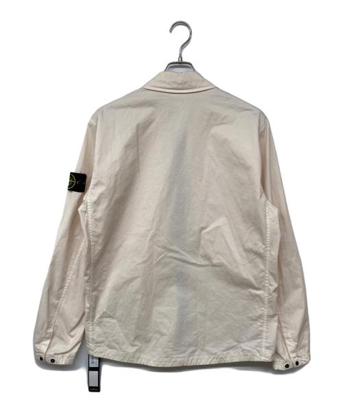 STONE ISLAND（ストーンアイランド）STONE ISLAND (ストーンアイランド) 22AW Patch Pocket Overshirt Jacket ベージュ サイズ:Lの古着・服飾アイテム