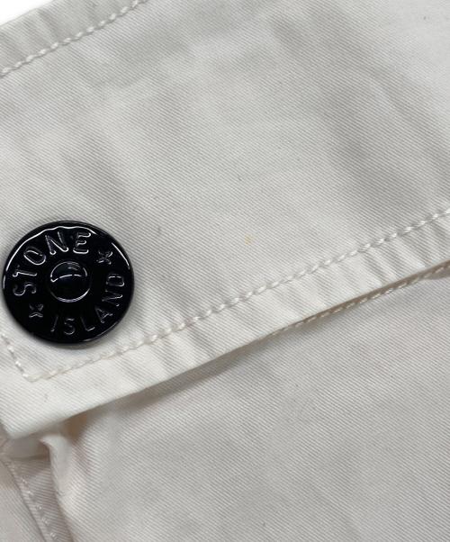 STONE ISLAND（ストーンアイランド）STONE ISLAND (ストーンアイランド) 22AW Patch Pocket Overshirt Jacket ベージュ サイズ:Lの古着・服飾アイテム