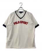 POLO SPORTポロスポーツ）の古着「メッシュゲームシャツ Tシャツ」｜ホワイト