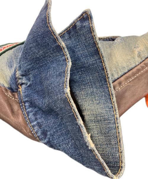 DSQUARED2（ディースクエアード）DSQUARED2 (ディースクエアード) 切替デニムジャケット インディゴ サイズ:40の古着・服飾アイテム