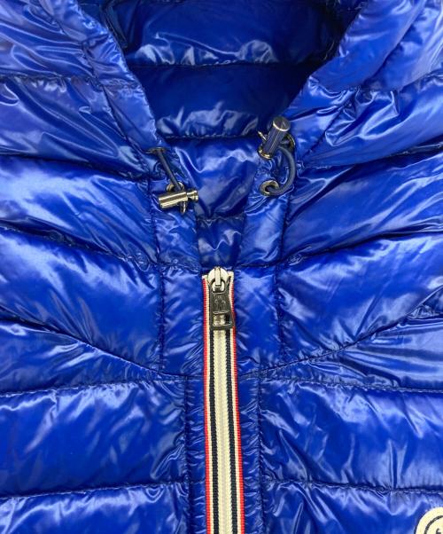 MONCLER（モンクレール）MONCLER (モンクレール) GIEN GILET フードダウンベスト ブルーの古着・服飾アイテム