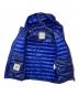 中古・古着 MONCLER (モンクレール) GIEN GILET フードダウンベスト ブルー：30000円