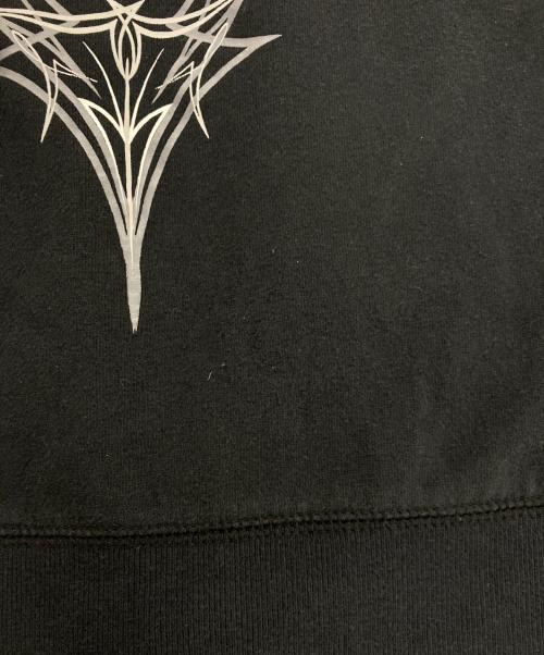 HARLEY-DAVIDSON（ハーレーダビッドソン）HARLEY-DAVIDSON (ハーレーダビッドソン) 00`Sファイヤーロゴジップフーディ ブラック サイズ:Mの古着・服飾アイテム