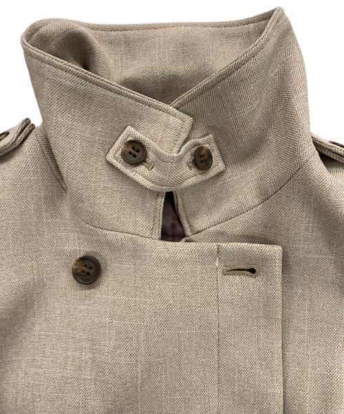 L'Or（ロル）L'Or (ロル) Sleeveless Coat Dress ベージュ サイズ:Fの古着・服飾アイテム