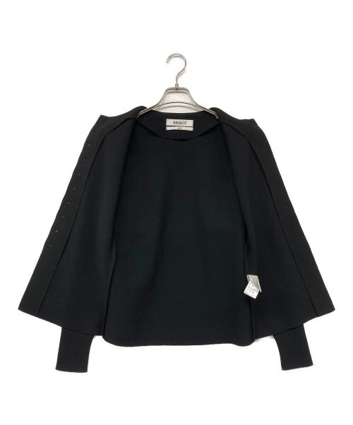 BIRROT（ビロット）BIRROT (ビロット) LAY3 Cardigan / LAY3 カーディガン ブラック サイズ:1の古着・服飾アイテム
