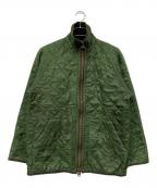Barbourバブアー）の古着「POLAR QUILTS / ポーラーキルト キルティングジャケット」｜カーキ