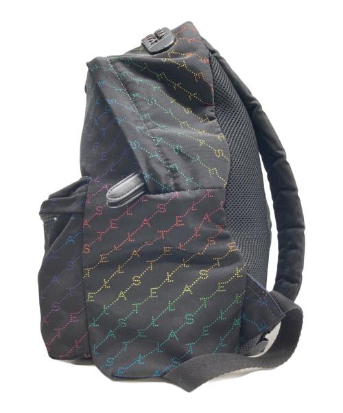 STELLA McCARTNEY（ステラマッカートニー）STELLA McCARTNEY (ステラマッカートニー) ロゴナイロンバックパック ブラックの古着・服飾アイテム