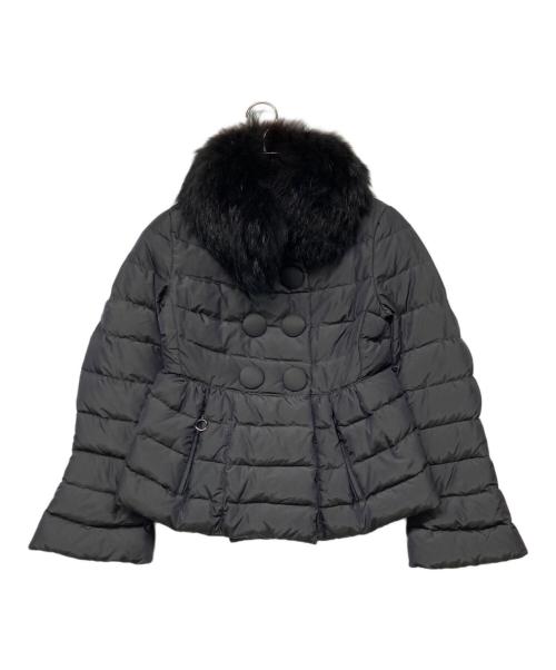 MONCLER（モンクレール）MONCLER (モンクレール) KELLYFUR ダウンジャケット ブラック サイズ:00の古着・服飾アイテム