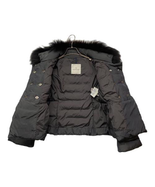 MONCLER（モンクレール）MONCLER (モンクレール) KELLYFUR ダウンジャケット ブラック サイズ:00の古着・服飾アイテム