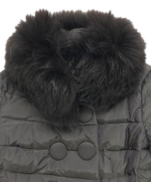 MONCLER（モンクレール）MONCLER (モンクレール) KELLYFUR ダウンジャケット ブラック サイズ:00の古着・服飾アイテム