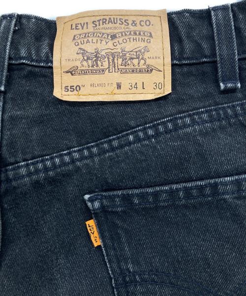 LEVI'S（リーバイス）LEVI'S (リーバイス) 550 デニムパンツ ブラック サイズ:３４の古着・服飾アイテム