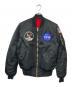 ALPHA（アルファ）の古着「MA-1ジャケット」｜ブラック