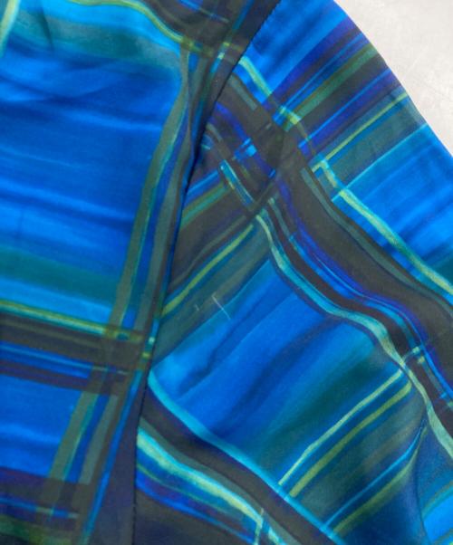 RIM.ARK（リムアーク）RIM.ARK (リムアーク) モダンチェックセットワンピース ブルー×グリーン サイズ:38の古着・服飾アイテム