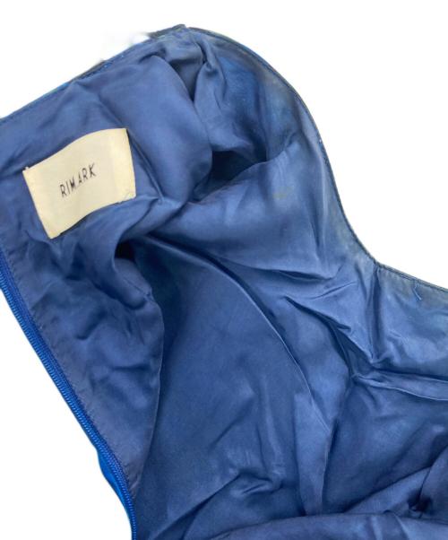 RIM.ARK（リムアーク）RIM.ARK (リムアーク) モダンチェックセットワンピース ブルー×グリーン サイズ:38の古着・服飾アイテム