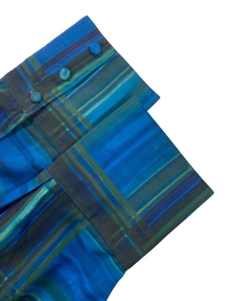 RIM.ARK（リムアーク）RIM.ARK (リムアーク) モダンチェックセットワンピース ブルー×グリーン サイズ:38の古着・服飾アイテム